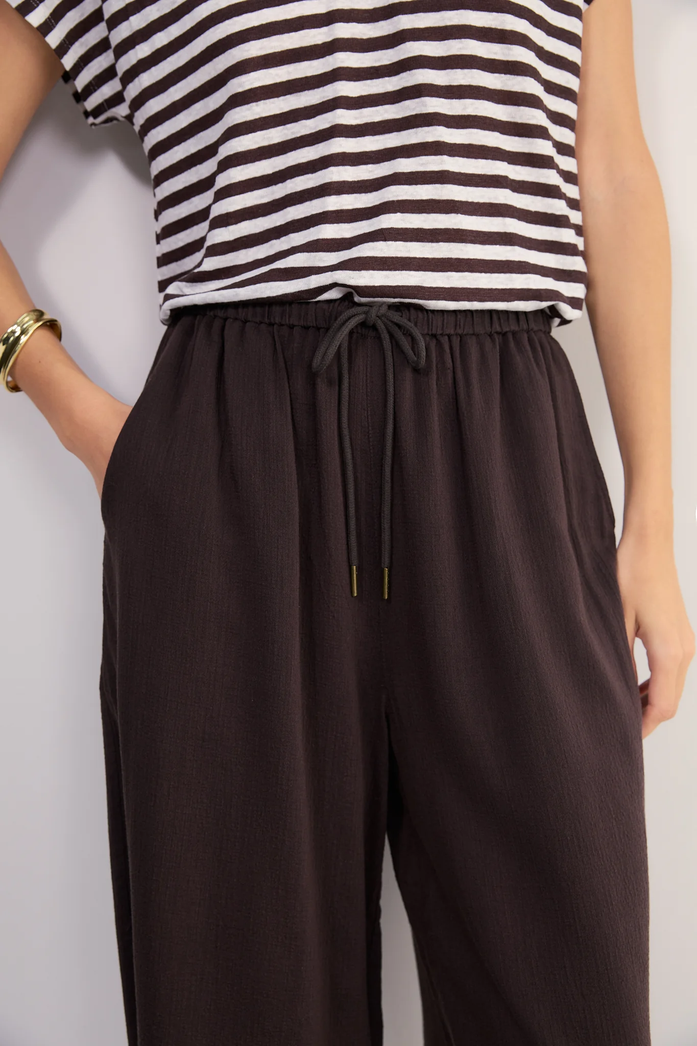 Lola Harem Trouser - Cocoa - Image 3