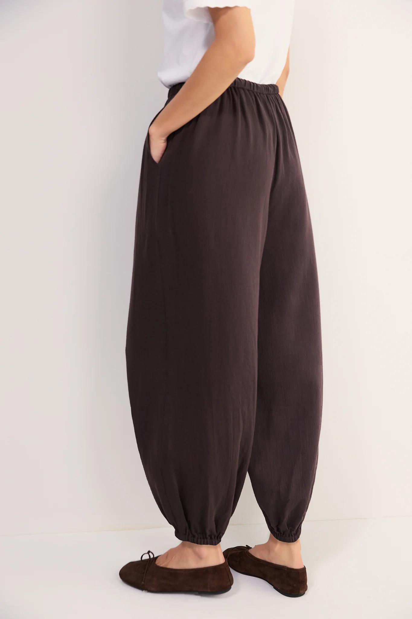 Lola Harem Trouser - Cocoa - Image 4