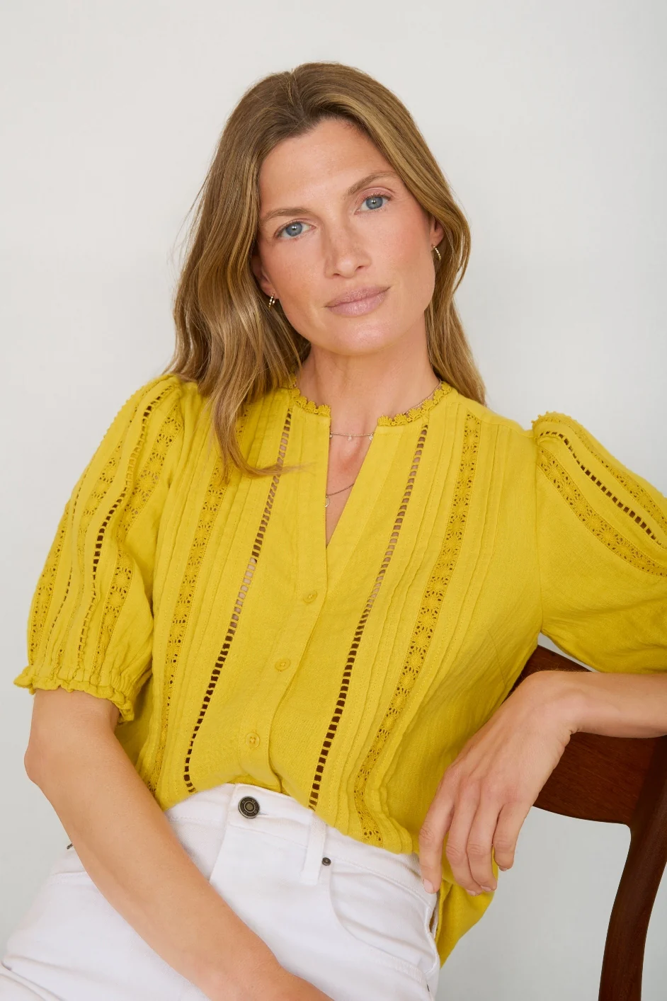 Melissa Blouse - Ochre - Image 2