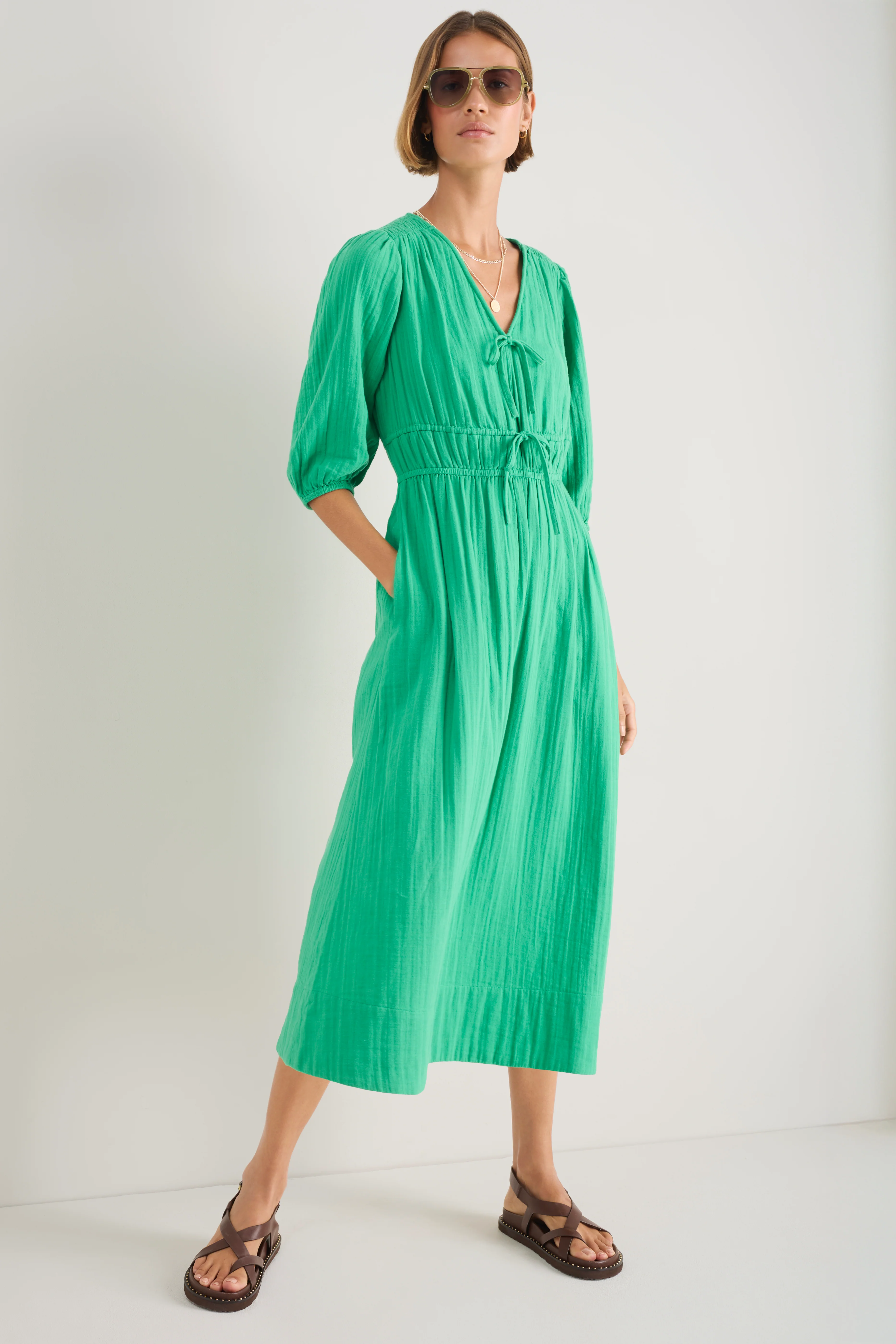 Nova Dress - Jade Green - Image 3