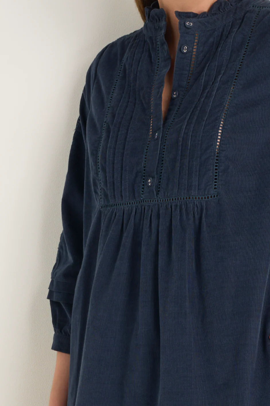 Otti Cord Dress - Midnight - Image 2