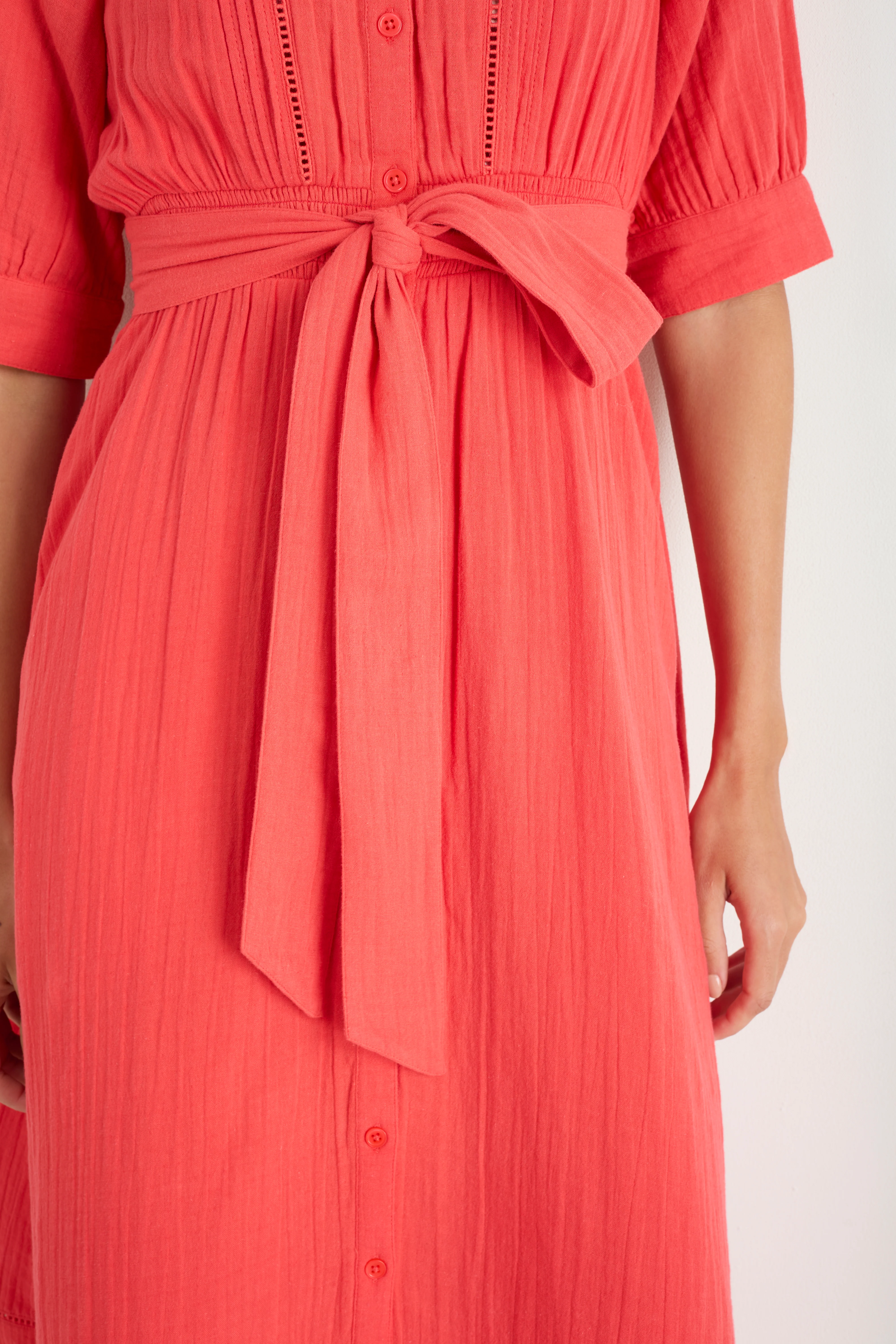 Otti Midi Dress - Guava Red - Image 2