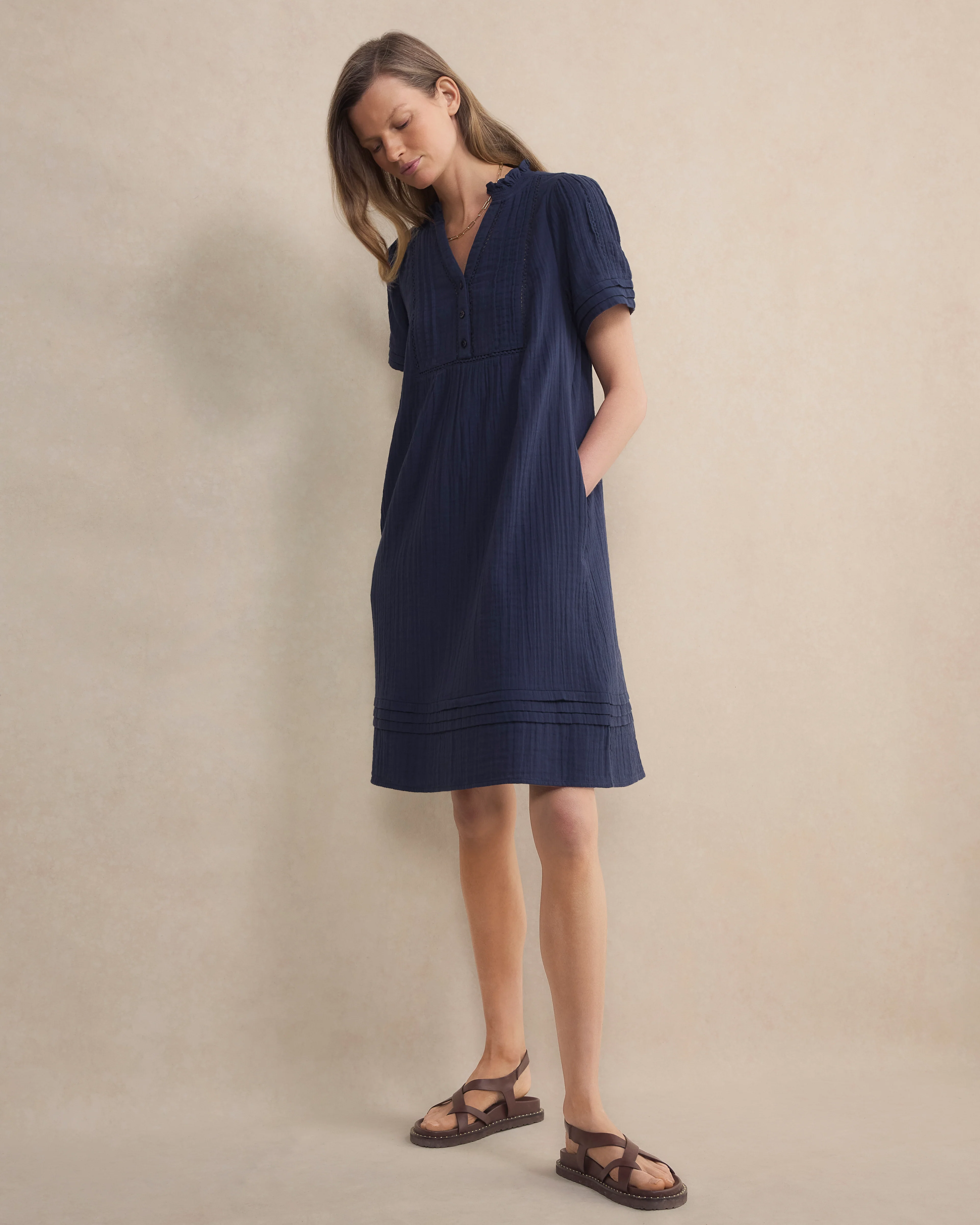 Otti Short Dress - Deep Midnight - Image 3
