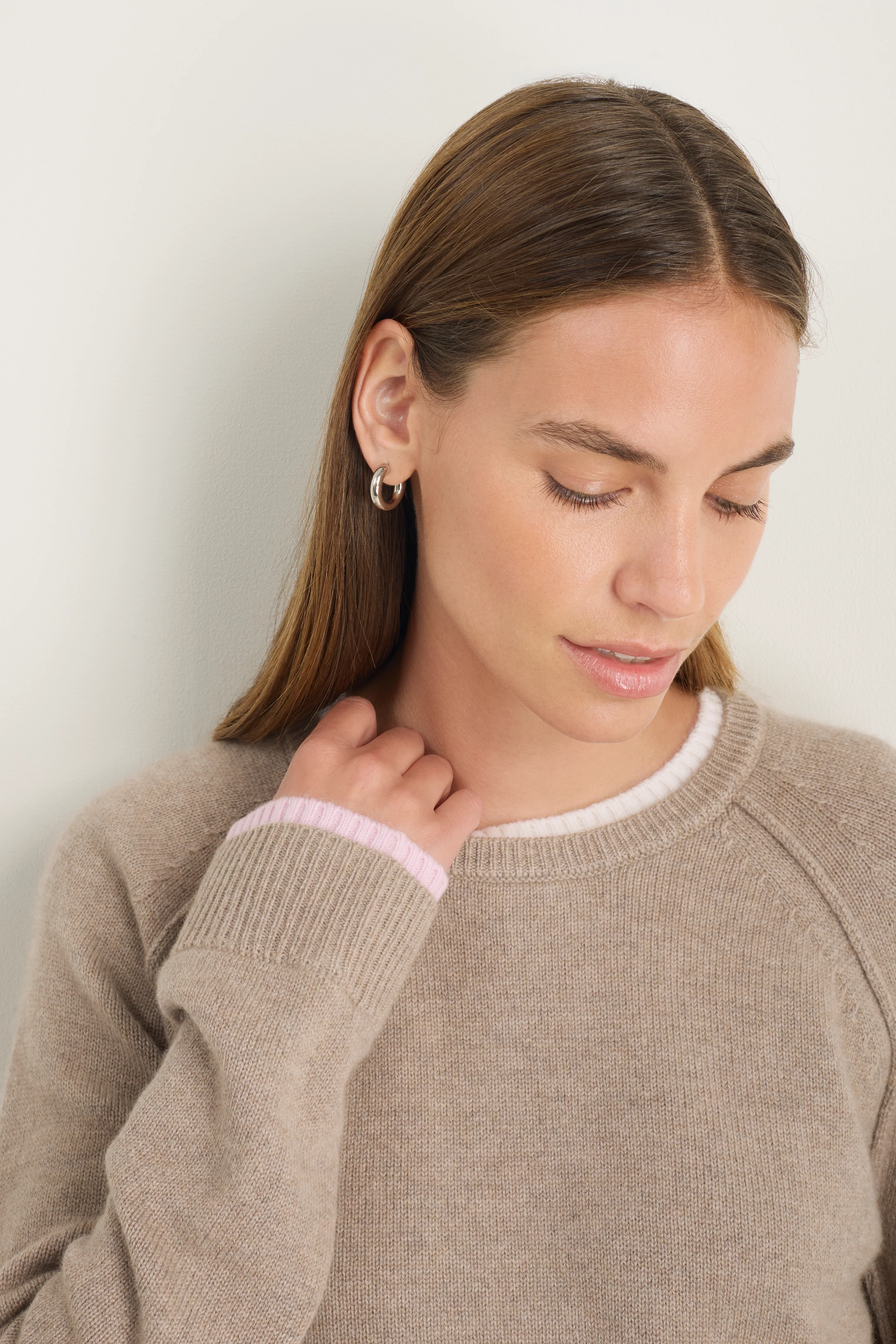 Pandora Jumper - Toast/Ivory/Blossom Pink - Image 4