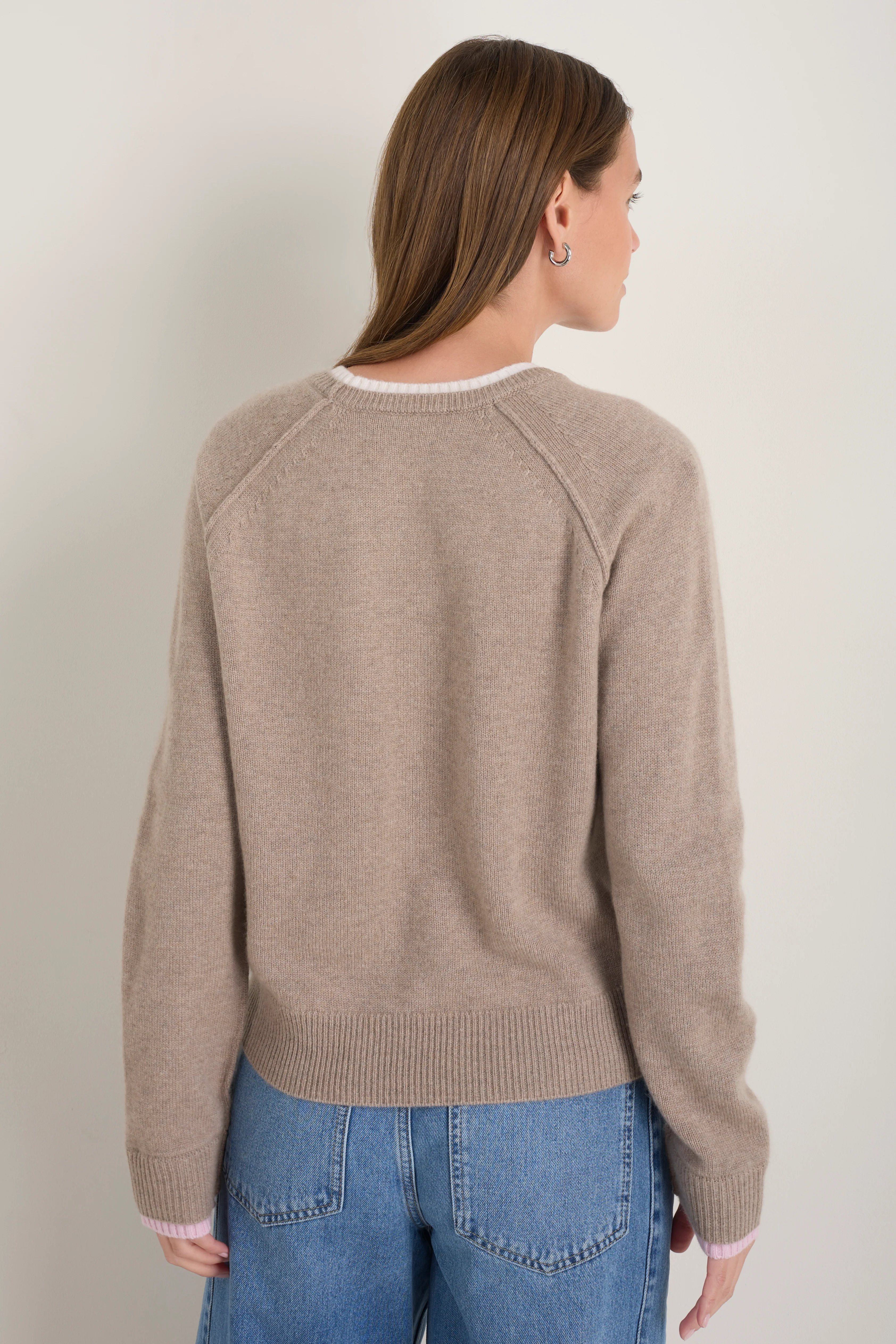 Pandora Jumper - Toast/Ivory/Blossom Pink - Image 5