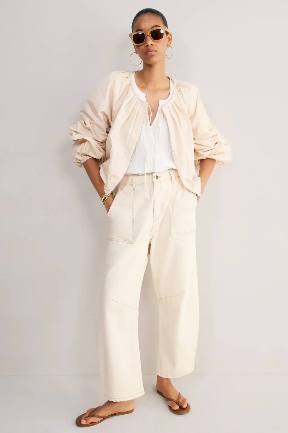 Penelope Puffball Jacket - Dusky Pink - Image 4