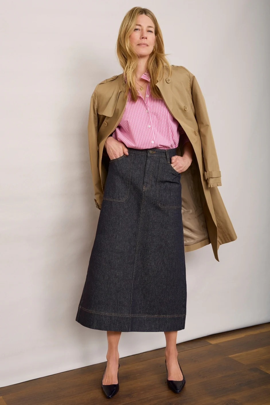 Rosalie Skirt - Denim - Image 2