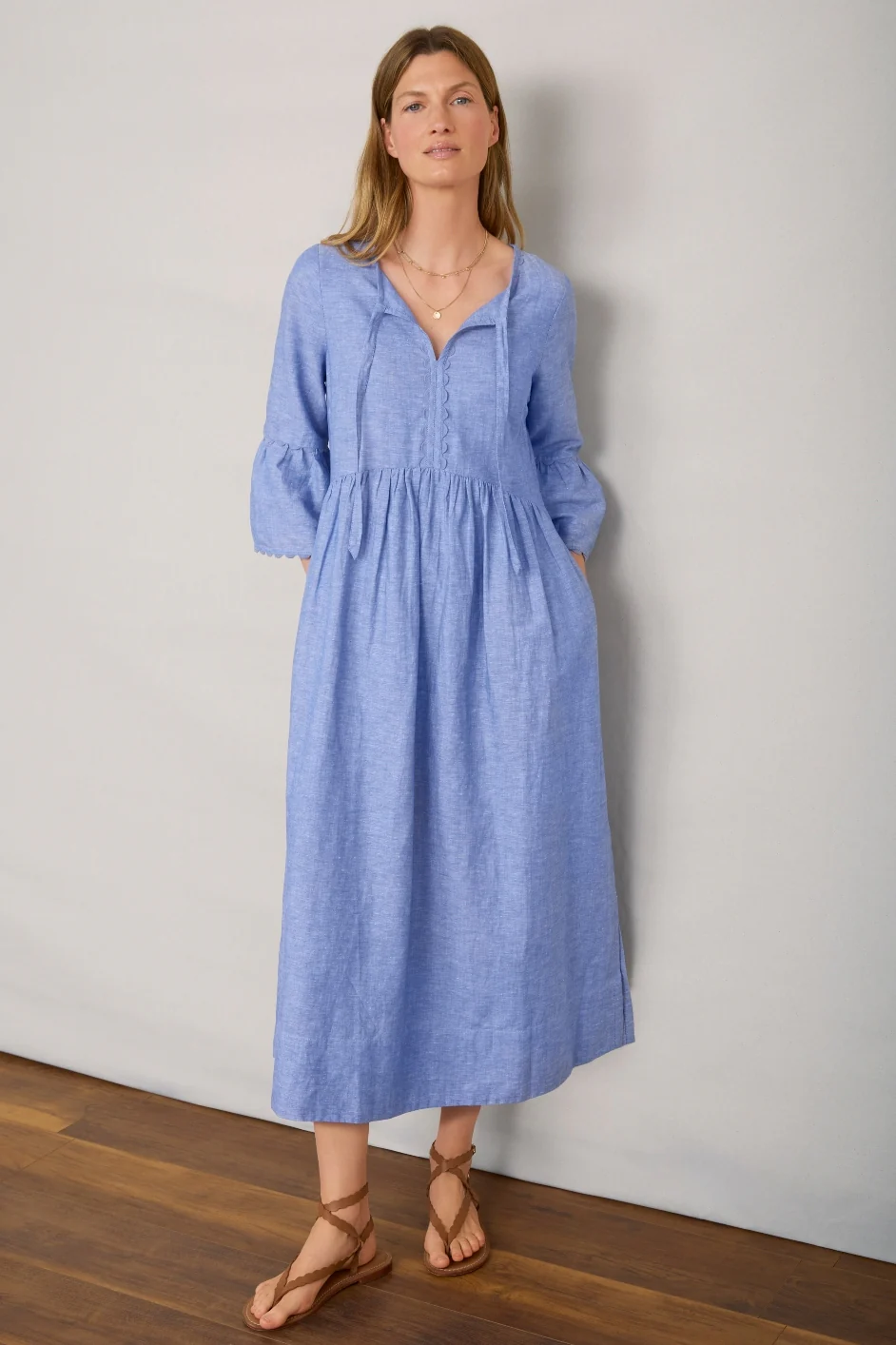 Shiloh Dress - Chambray - Image 4