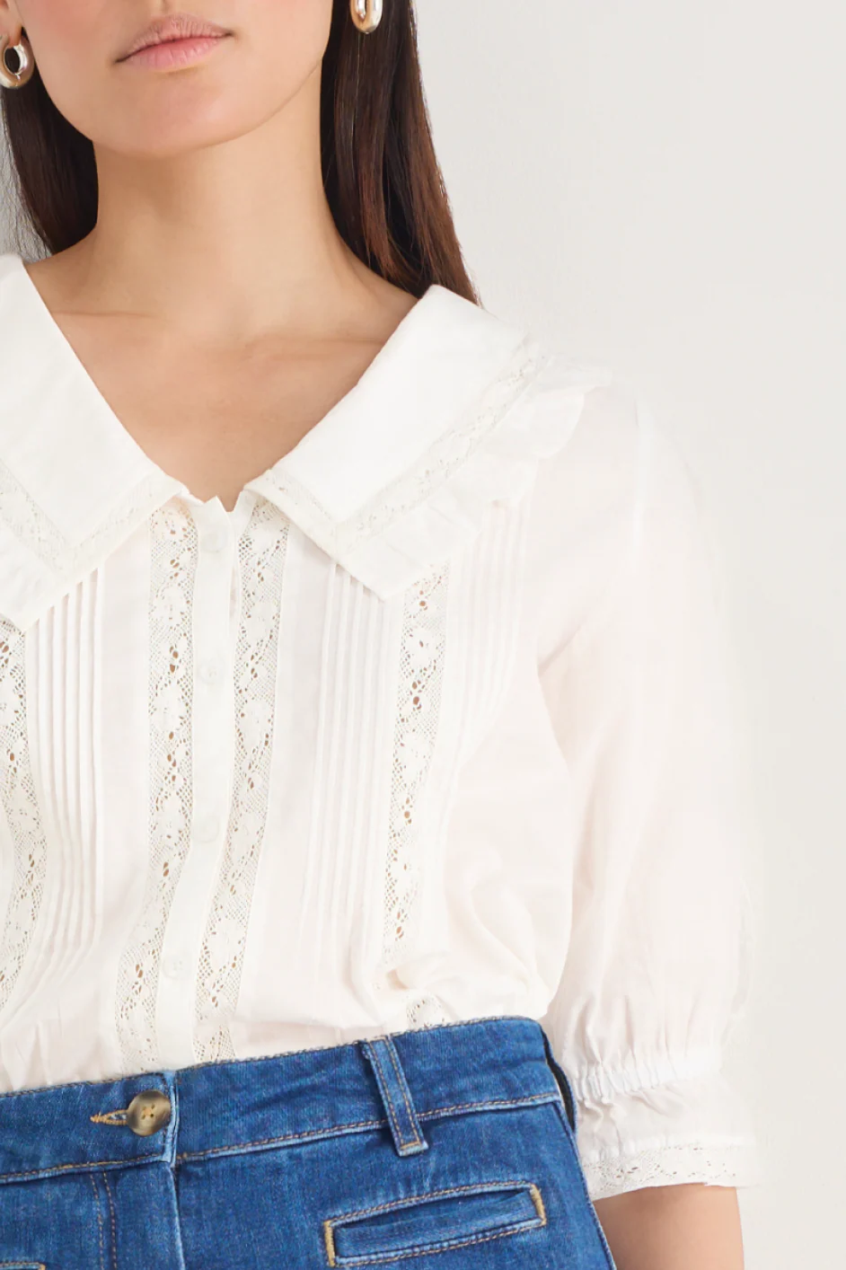 Sienna Blouse - Ivory - Image 2