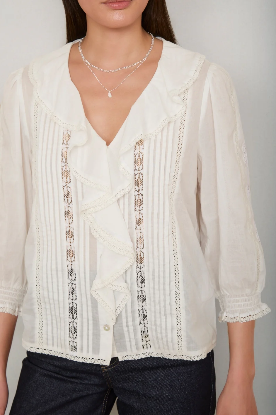 Sierra Blouse - Ivory - Image 3