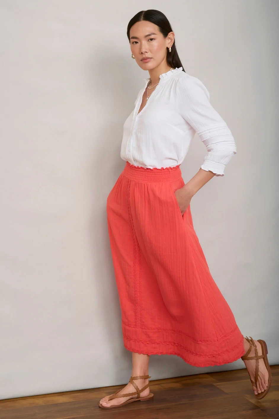 Sophia Skirt - Watermelon - Image 3