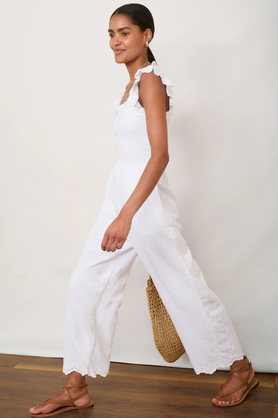 Tasia Jumpsuit - White - Image 2