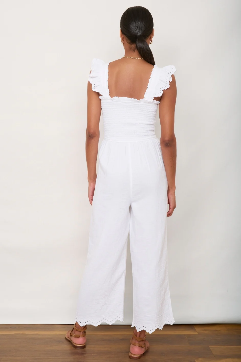 Tasia Jumpsuit - White - Image 4