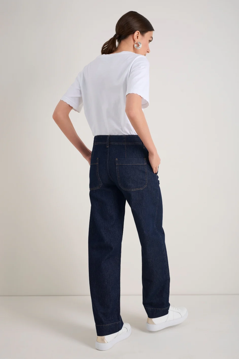Thalia Barrel Jean - Rinse Wash - Image 4