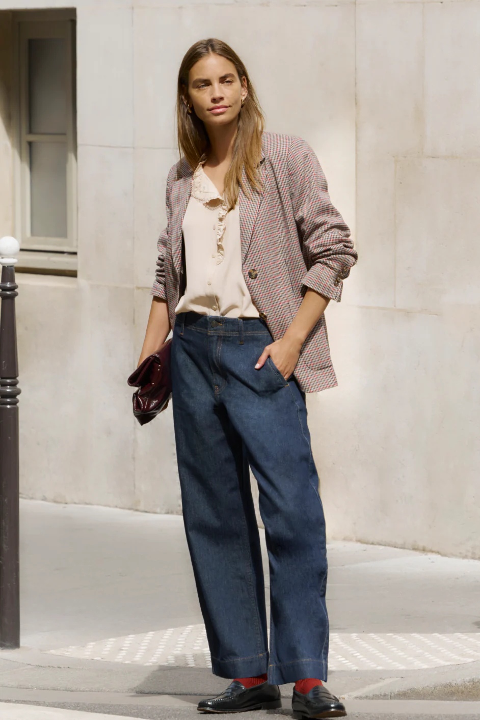 Thalia Barrel Jean - Rinse Wash - Image 5