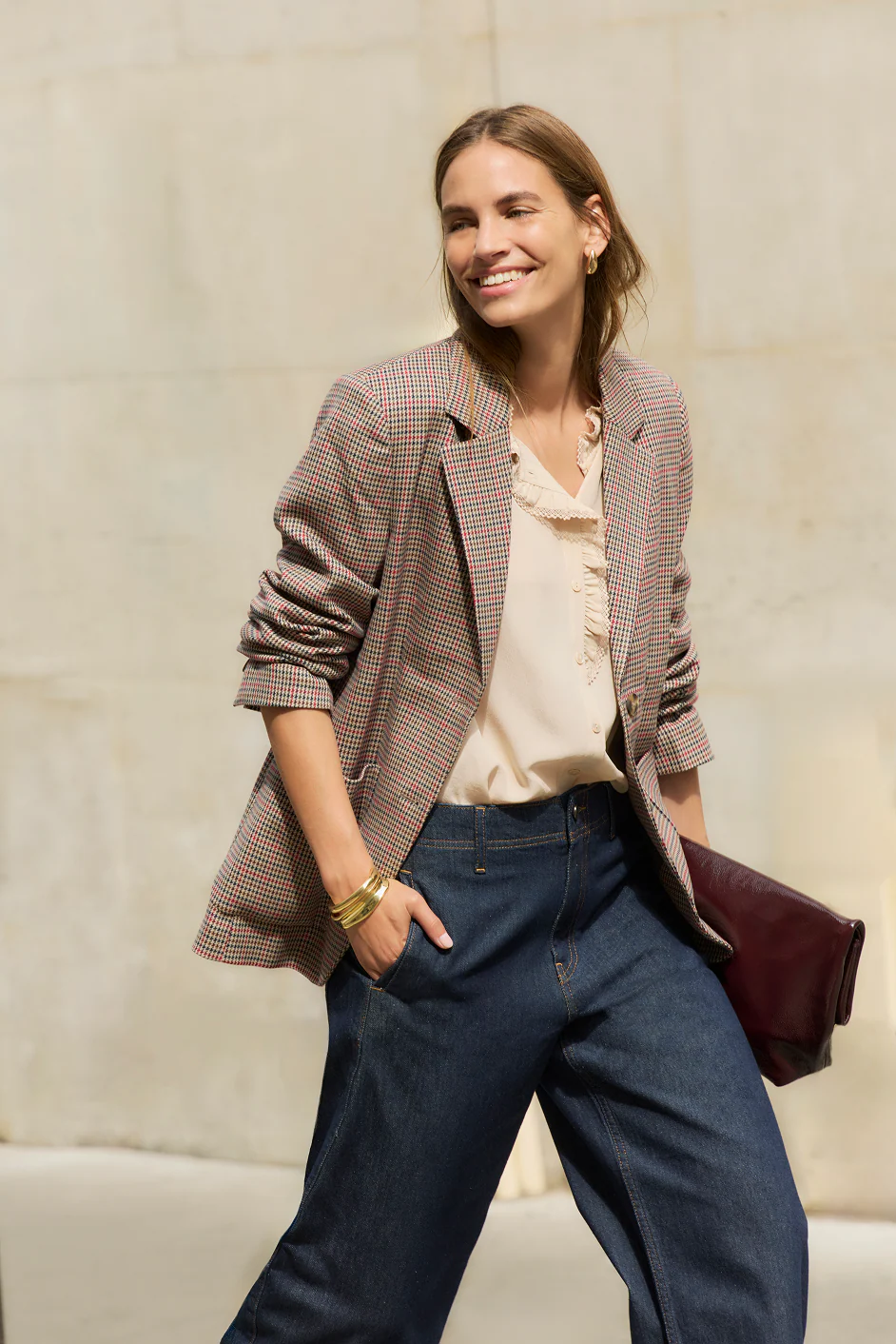 Thalia Barrel Jean - Rinse Wash - Image 6