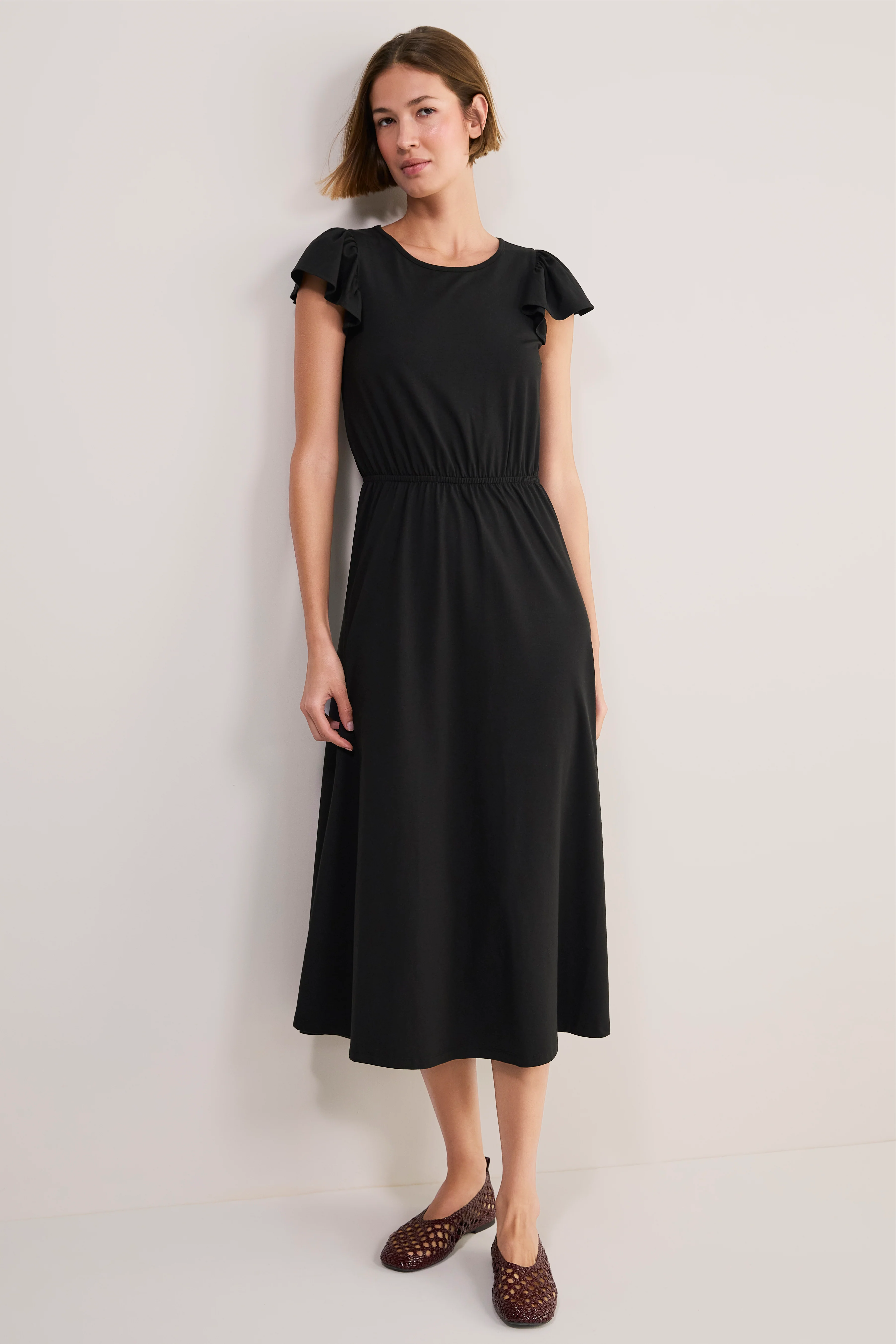 Virginia Jersey Dress - Black - Image 5